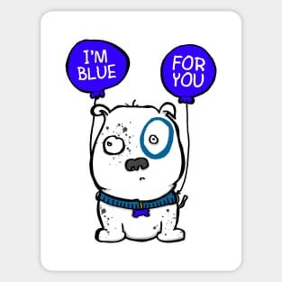 Blue Pooch Sticker